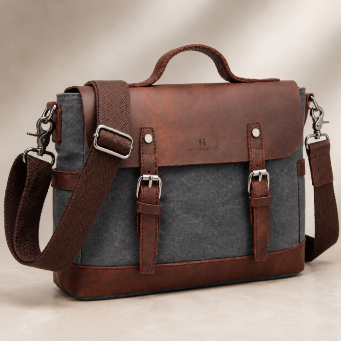 Hovanahills Vintage Laptop Messenger Bag