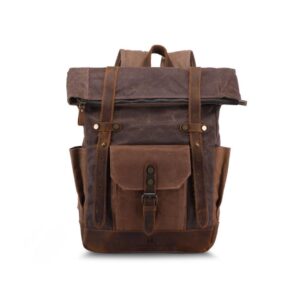 Nature Brown Hiking Canvas Rucksack