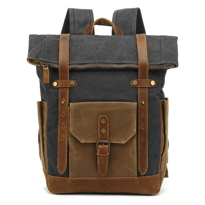 Prestige Grey Hiking Canvas Rucksack
