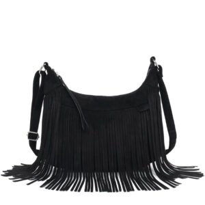 Classic Tassel Shoulder Bag - Black