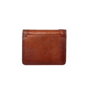 Ultra-Thin Brown Cowhide Leather Wallet