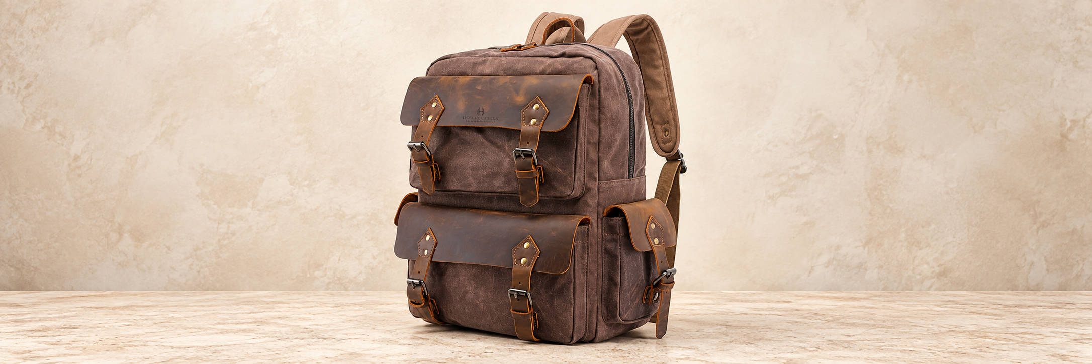 Heritage Laptop Backpack – Tanned Espresso - Image 4