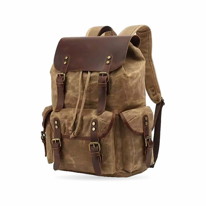 Premium 17″ Laptop Backpack – Khaki - product photo