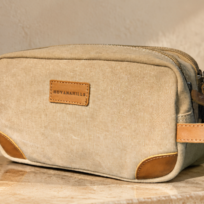 Classic Wash Bag – Nude Sand