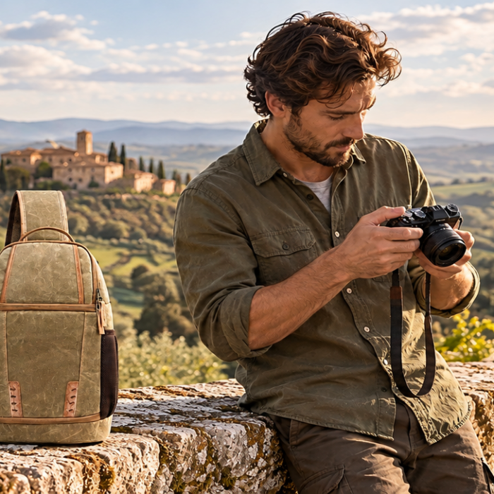 Camera Backpack – Nude Sand